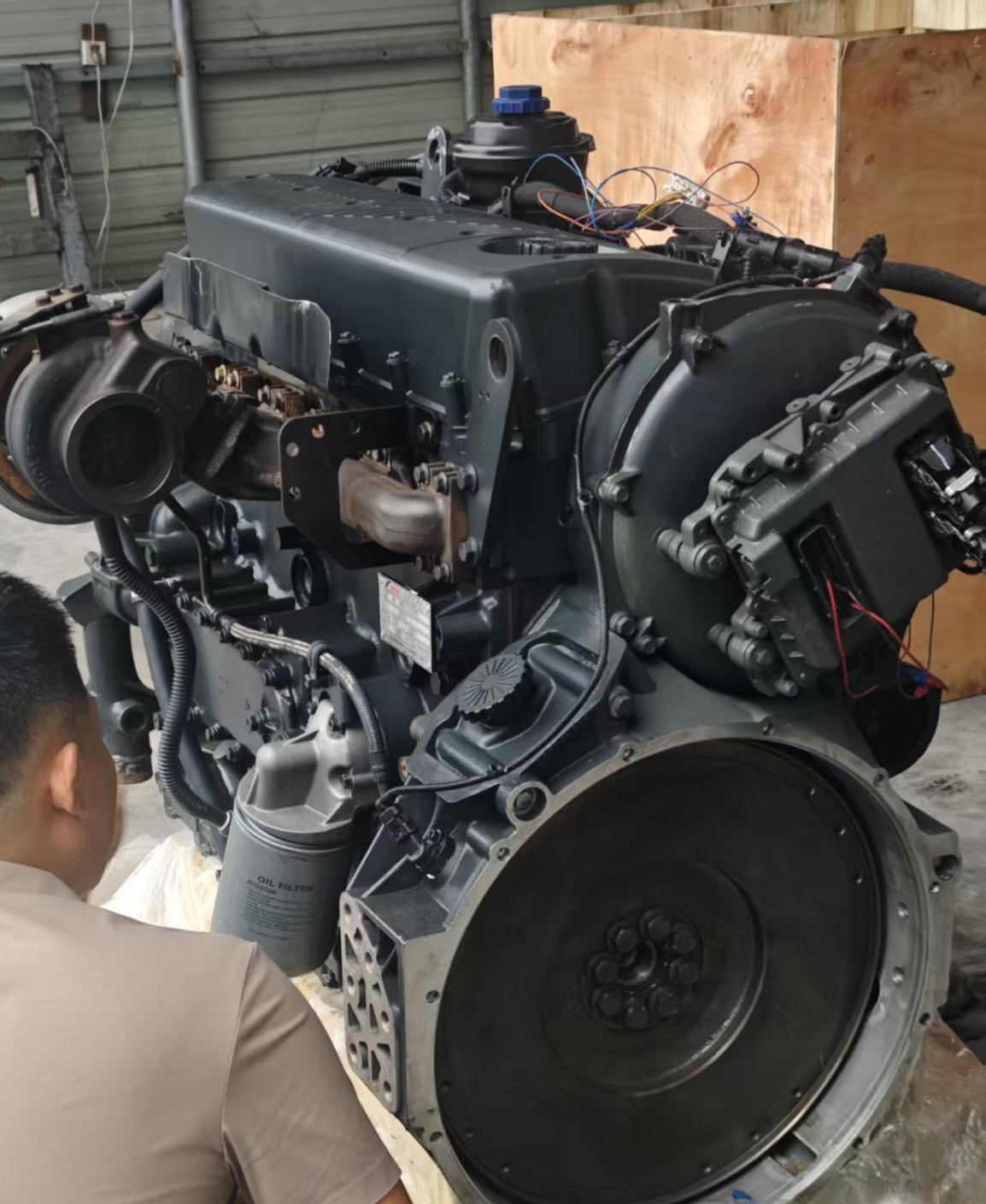 Peruaanske klant keapet SFH Original Factory Stock Engines, Test Run op it plak passe perfekt