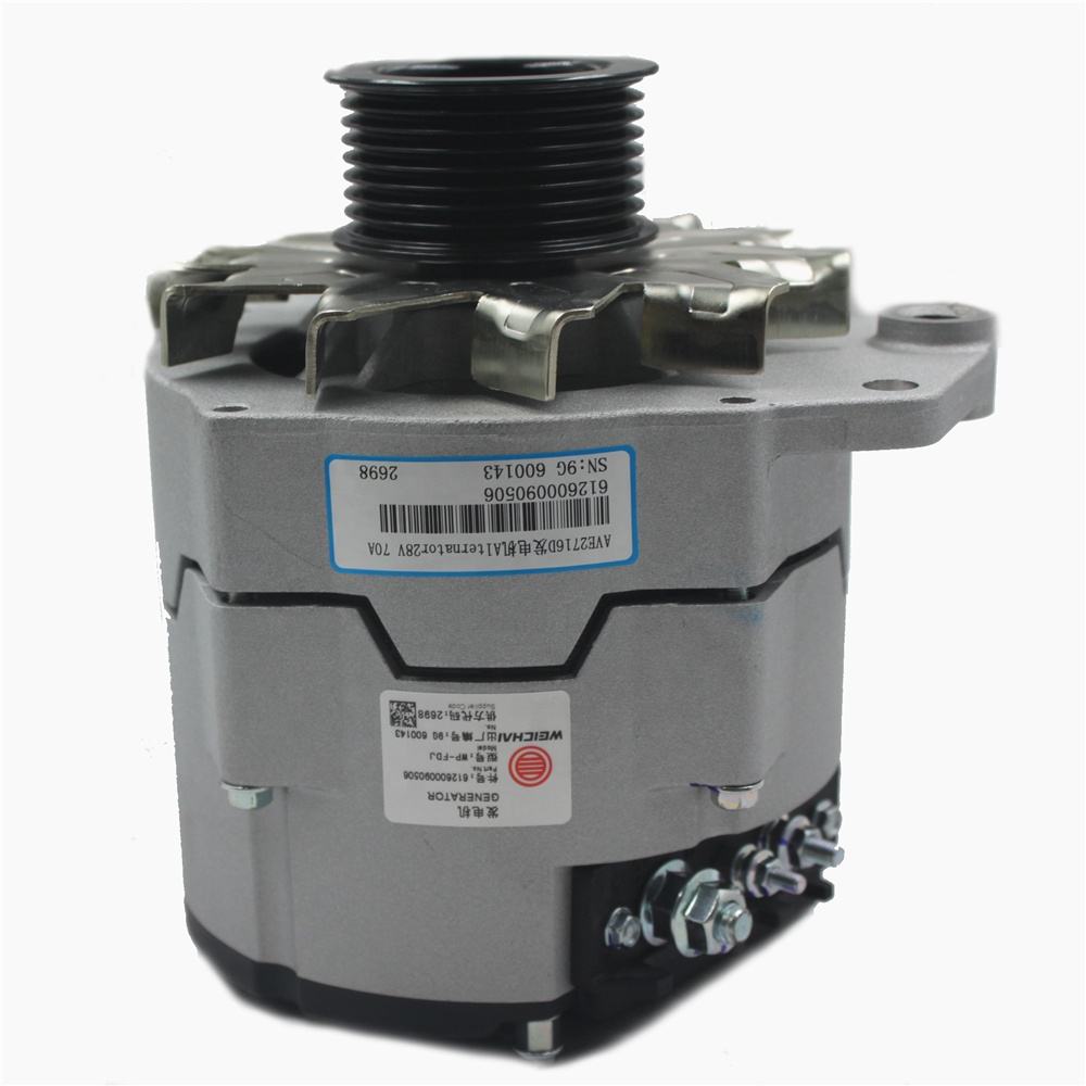 612600090506 Truck WD615 WP10 motorûnderdielen alternator foar Weichai Sinotruck Shacman