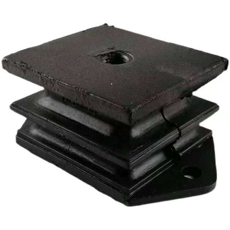 Shacman F2000 Engine Front Rubber Mount DZ9114593001 High Strength Cushion Shock Absorber